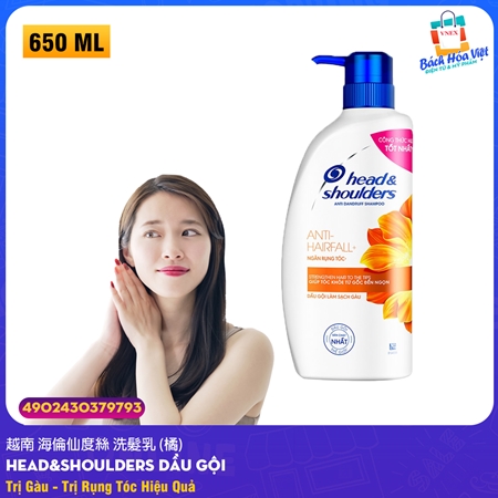 Dầu Gội HEAD & SHOULDERS Ngăn RụngTóc (Chai 625ml)